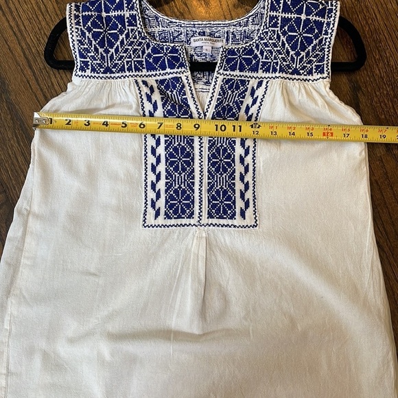 Santa Marguerite Haute Folk Mexico Hand Embroidered Dress - Picture 11 of 11